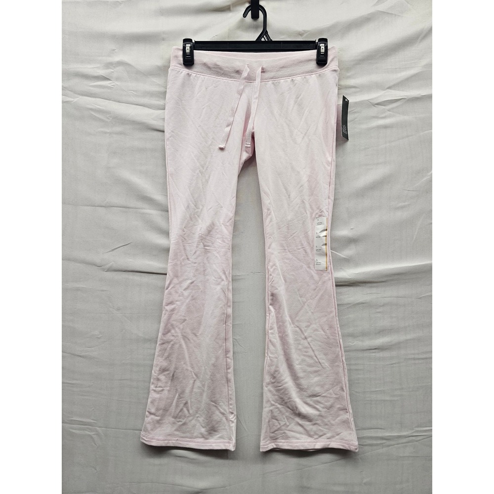 Wild Fable Womens Flare Pants Pink Cotton Blend Relaxed Size Small